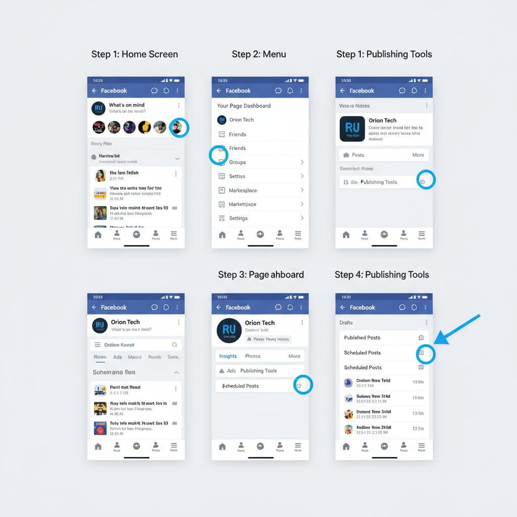 How to See Scheduled Posts on Facebook Pages and Groups — facebook how to see scheduled posts