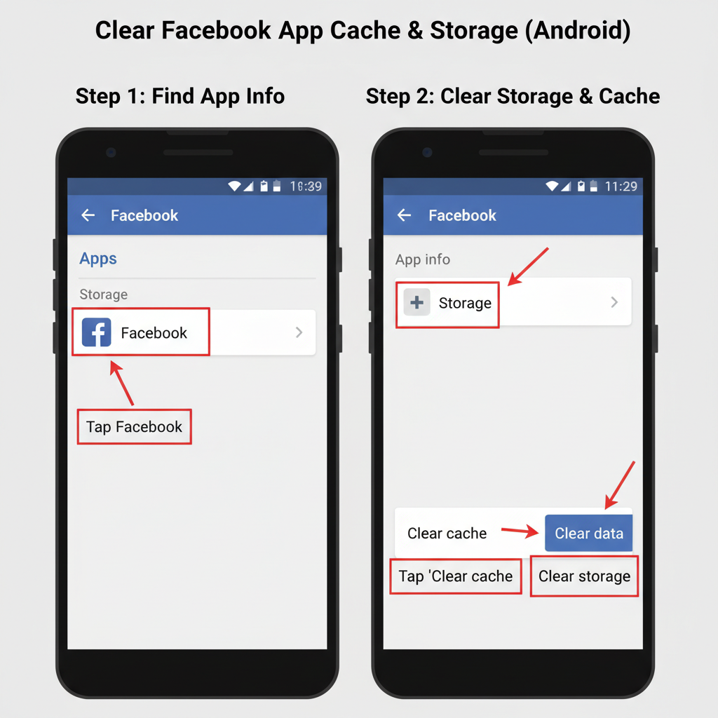 Step 1: Check Facebook Server Status — facebook not updated