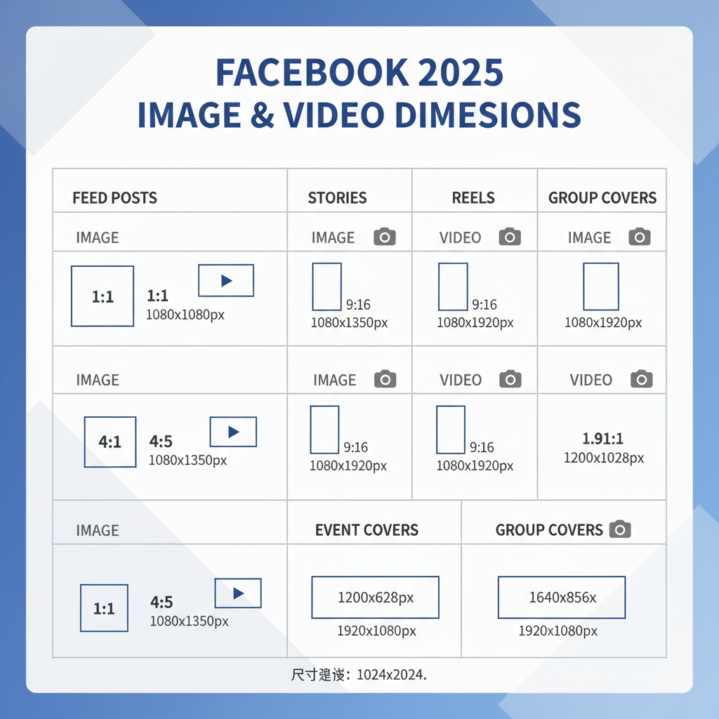 2025 Facebook Design & Algorithm Updates Impacting Media — facebook post size 2025