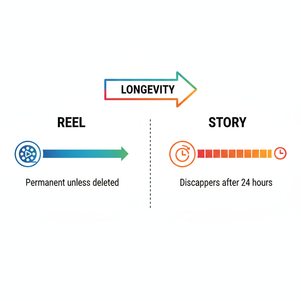 What is a Facebook Story? — facebook reel vs story