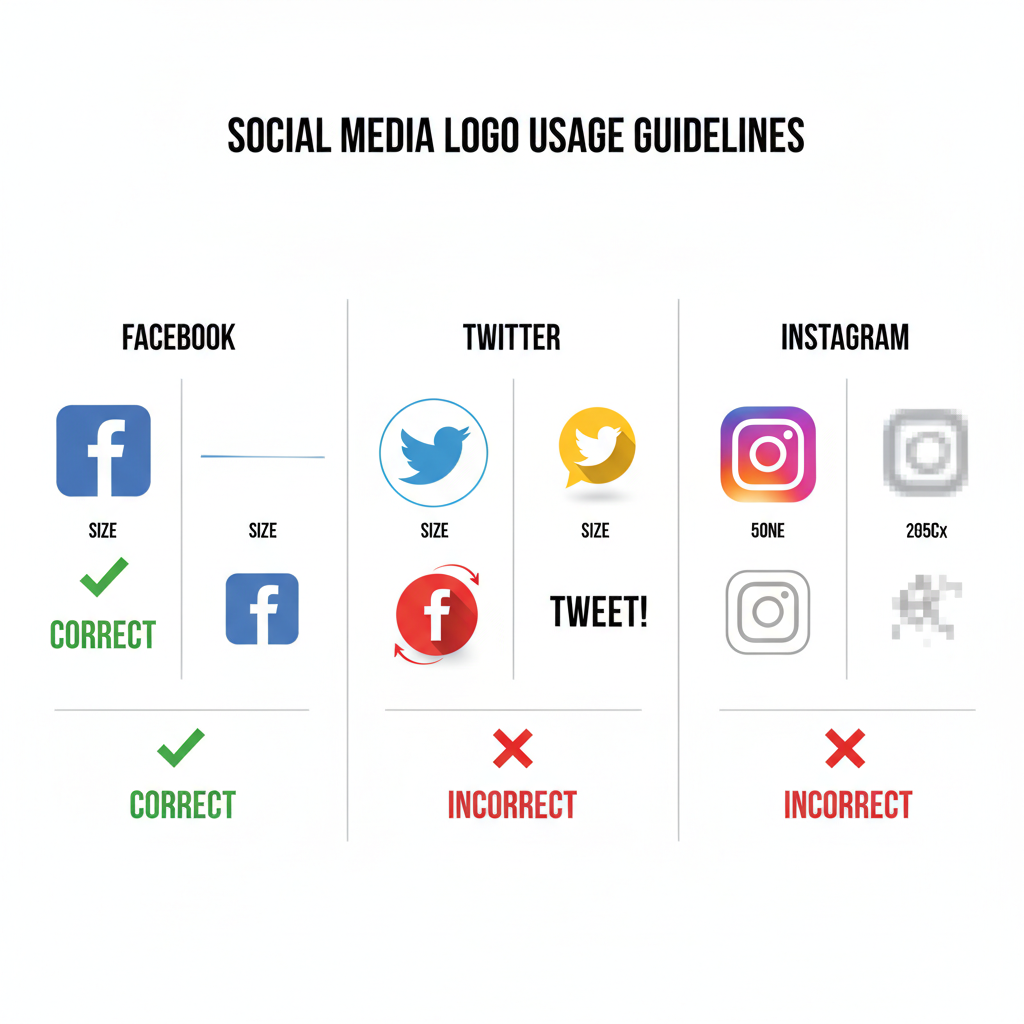 Visual Design Elements: Colors, Typography, and Iconography — facebook twitter and instagram logo evolution and usage