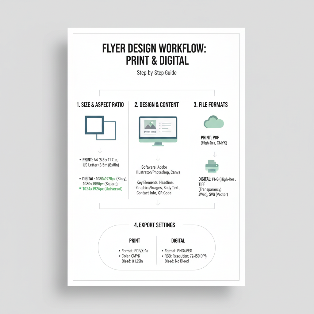 Recommended Sizes for Digital Flyers — flyer size in pixels