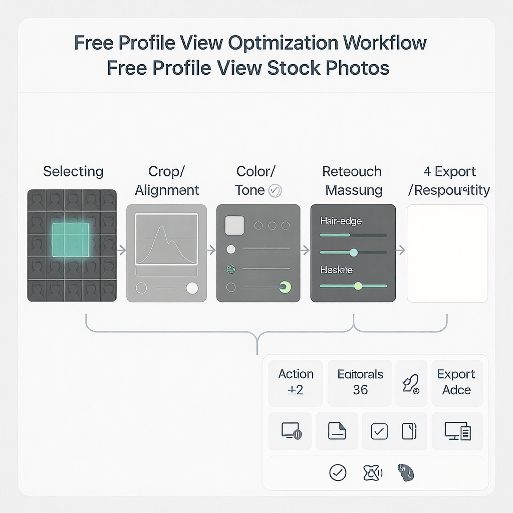free-profile-view-stock-photo illustration 01