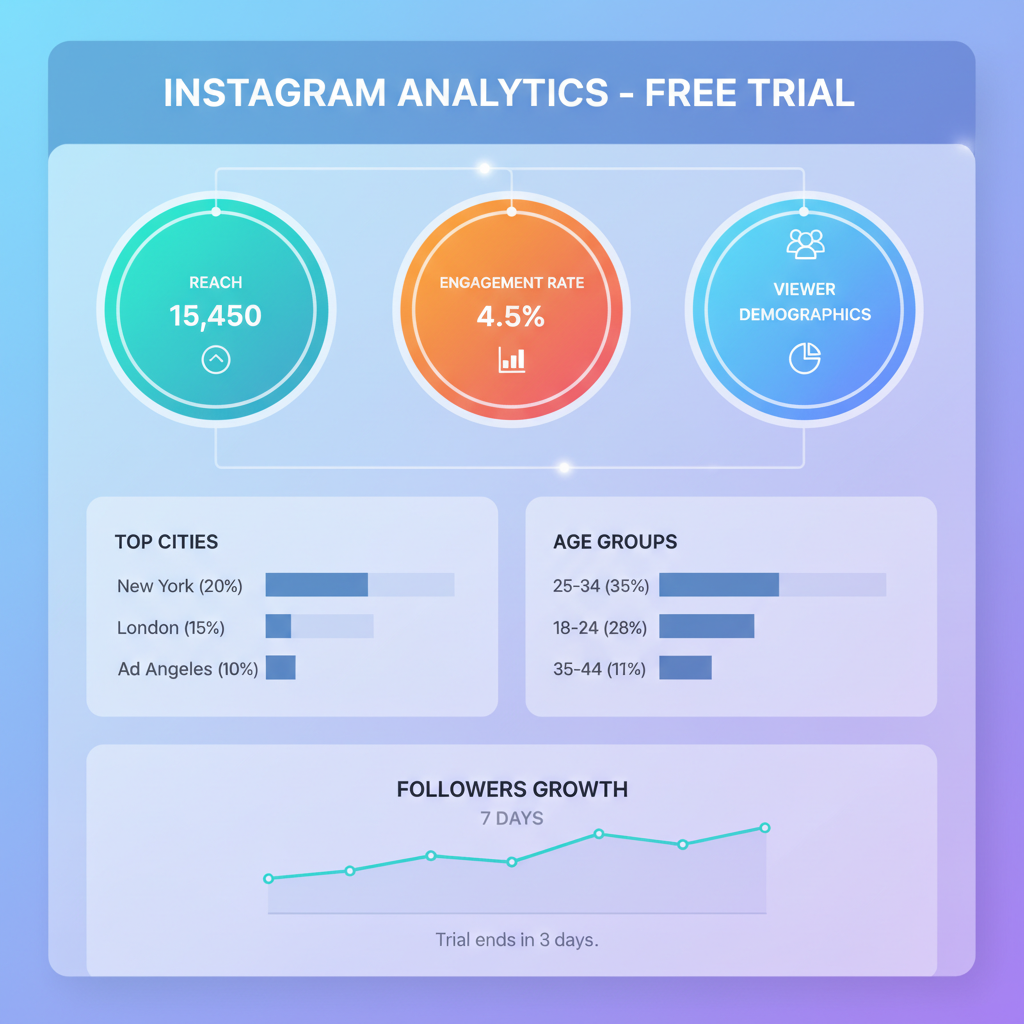 Organic vs. Trial-Based View Growth — free views instagram trial