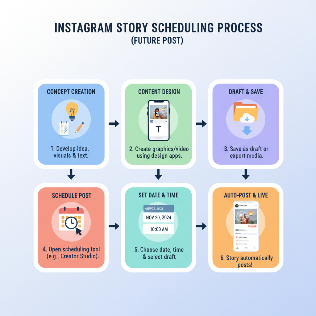 Real-time vs. Scheduled Content — future instagram story