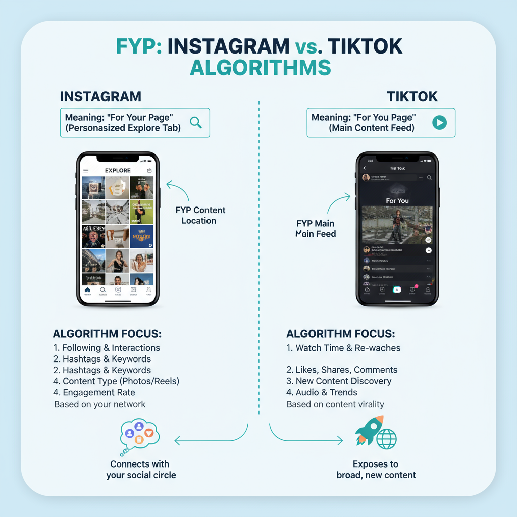 How the Instagram Algorithm Selects FYP Content — fyp meaning on instagram