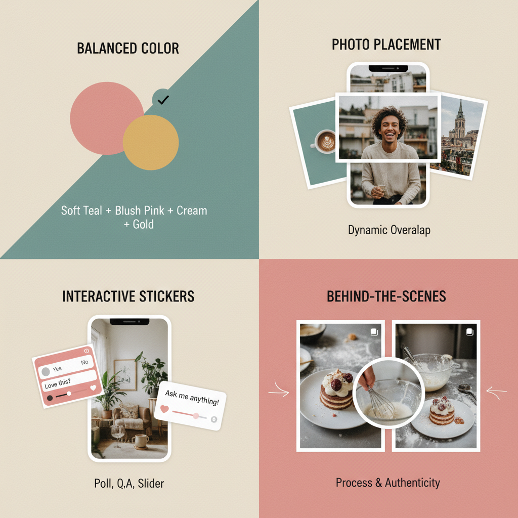How to Design Visually Appealing Story Slides — get to know me instagram story ideas