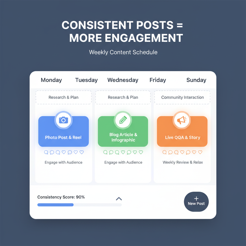 Use a Consistent Posting Schedule — getting followers instagram proven strategies