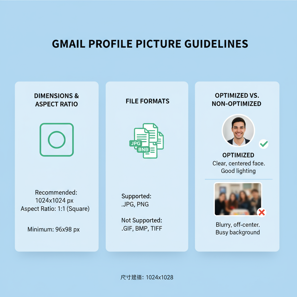 How to Upload or Change Your Gmail Profile Image — gmail profile image size guide and optimization tips
