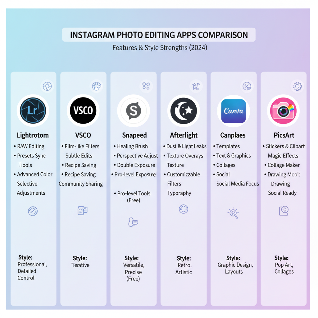 VSCO: Filters, Minimalistic Edits, and Creative Community — good apps to edit instagram photos