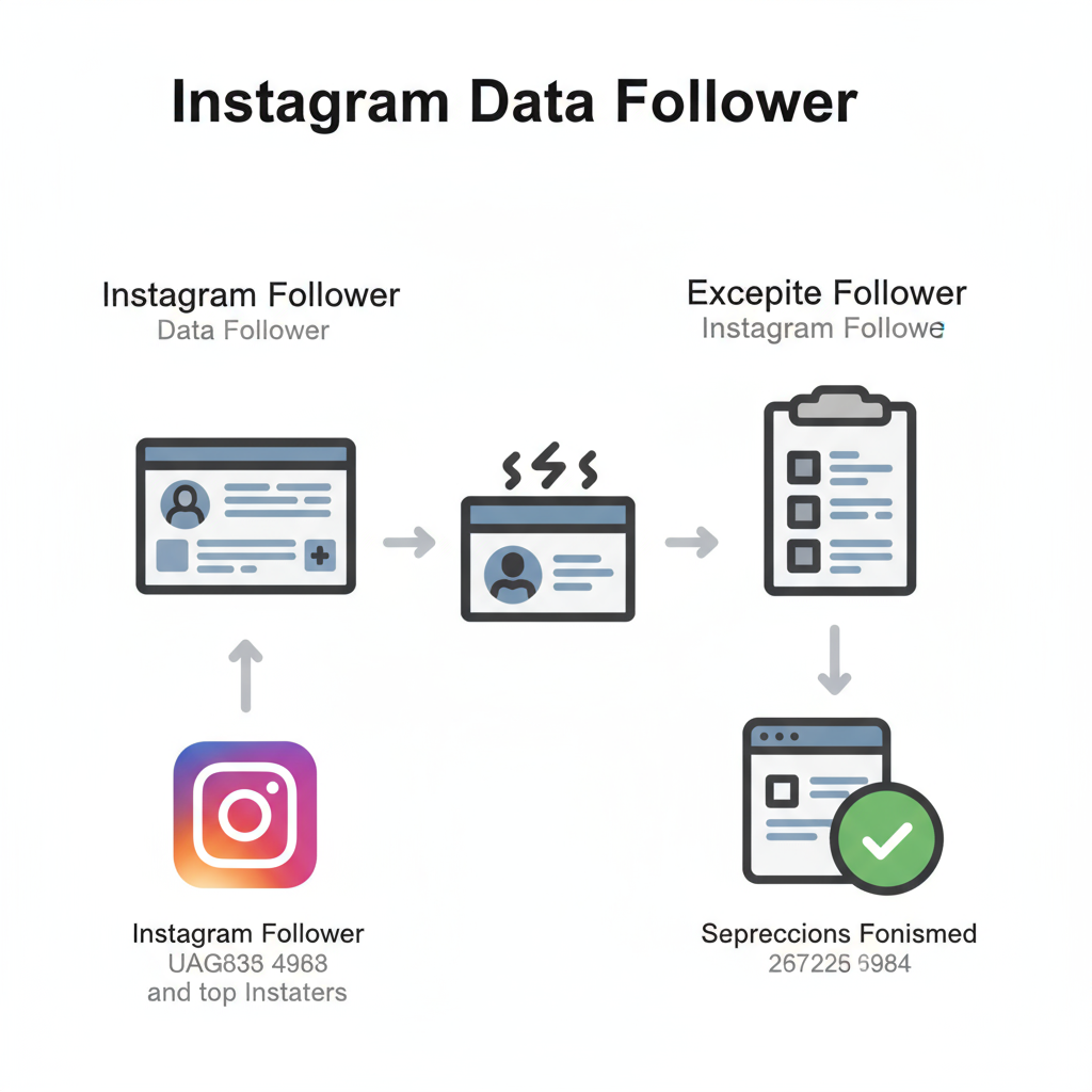 Google Sheets — graph of instagram followers