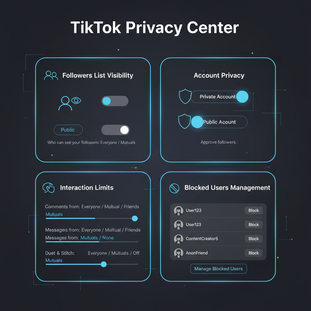 privacy settings screen
