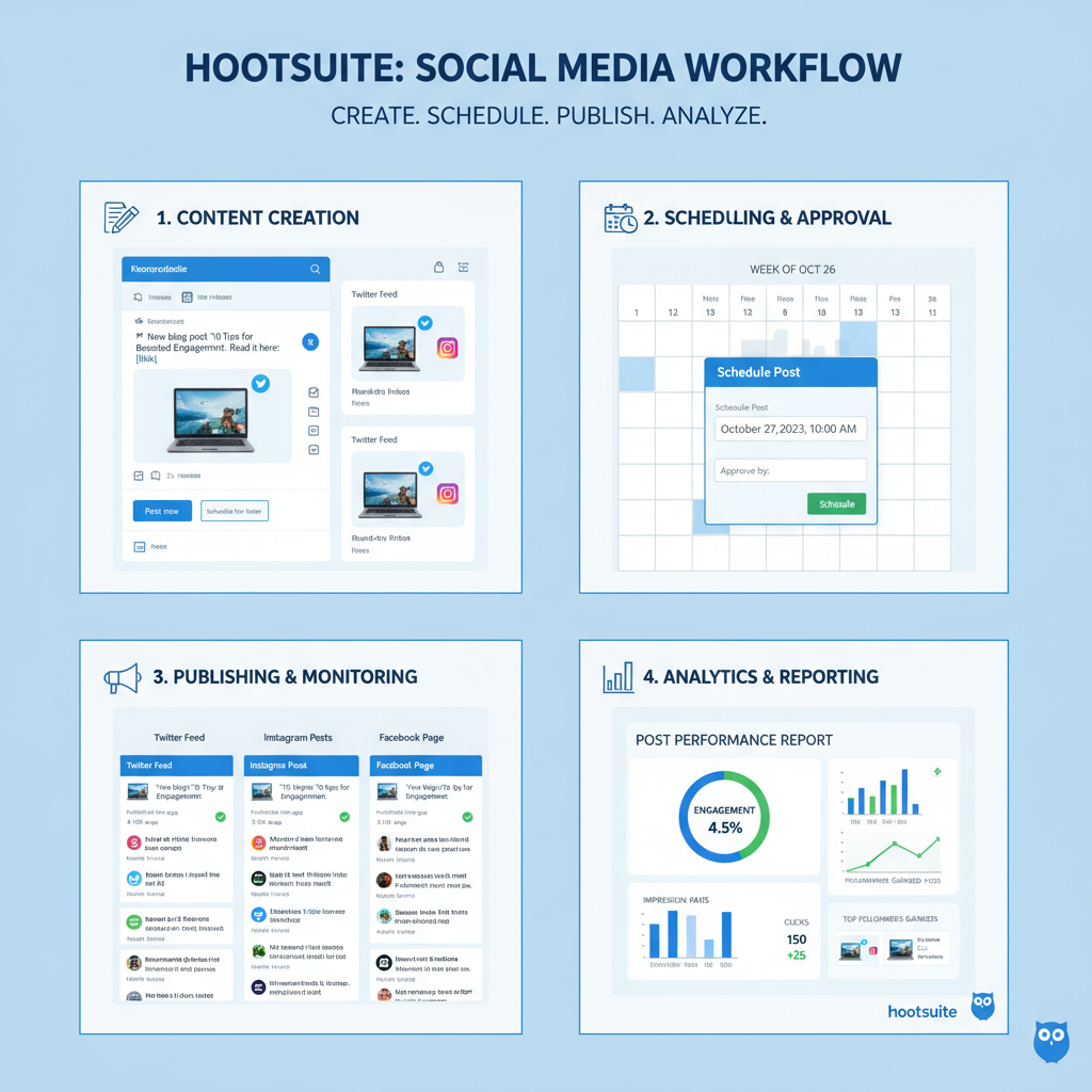 Team Collaboration — hootsuite pros and cons