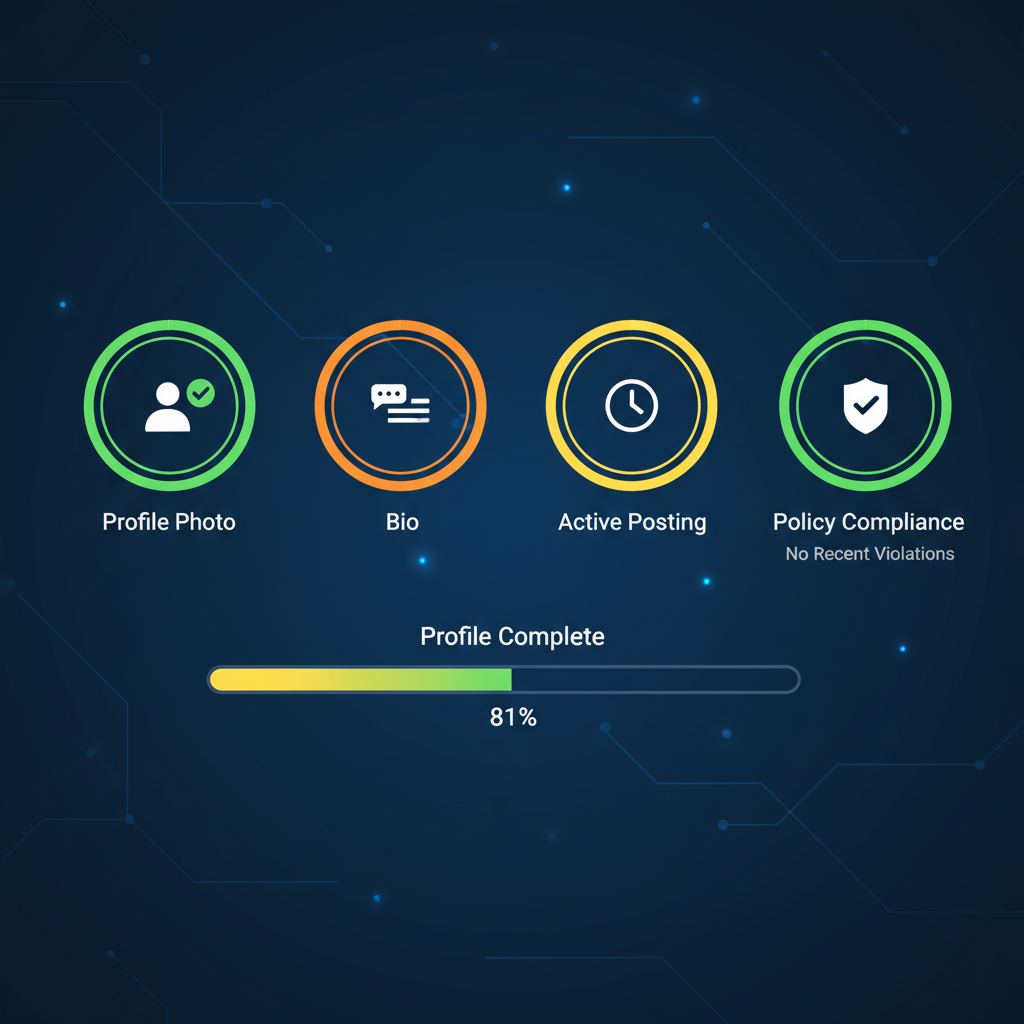 Building a Credible Online Presence — how can you get a blue check on twitter