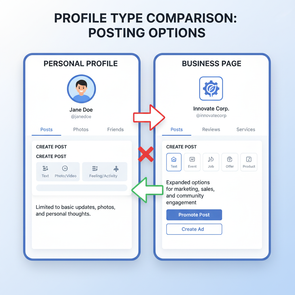 Mobile Access — how do i share on my facebook business page