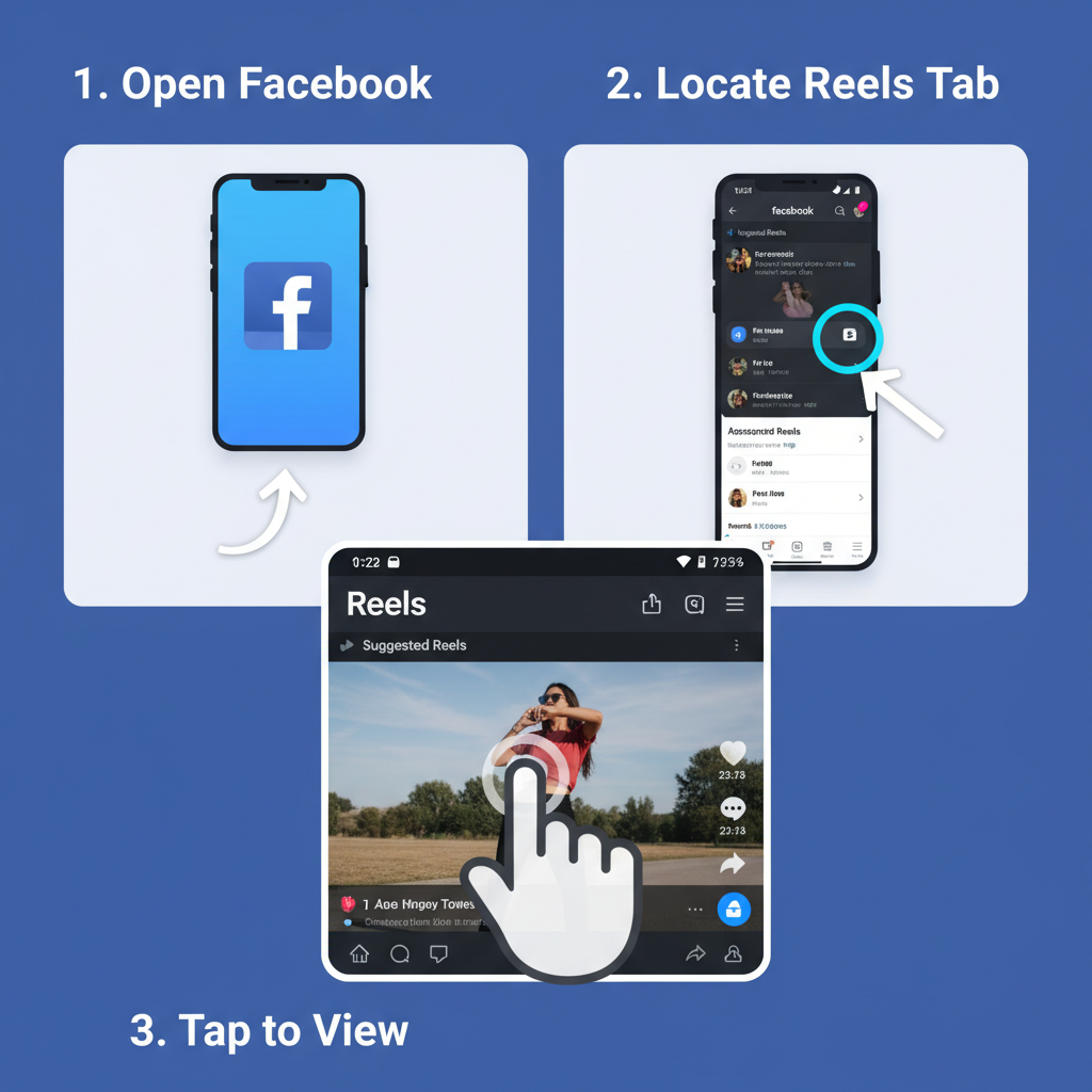 Navigating the Facebook Mobile App to Locate the Reels Tab — how do you find reels on facebook