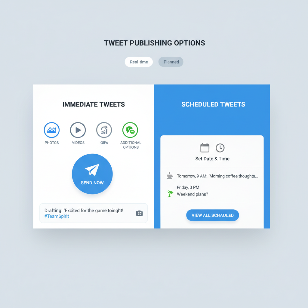 Navigate to the Tweet Compose Box or Button — how do you send tweets on twitter