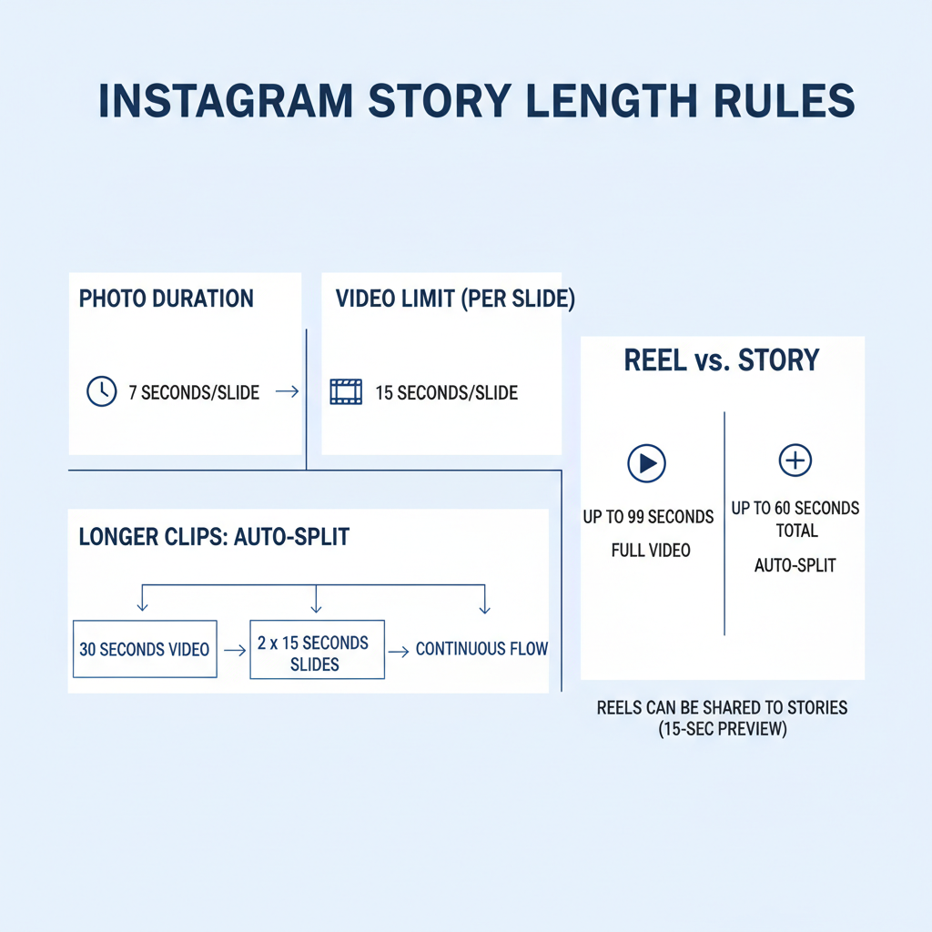 How Instagram Splits Longer Videos into 15-Second Segments — how long are insta stories