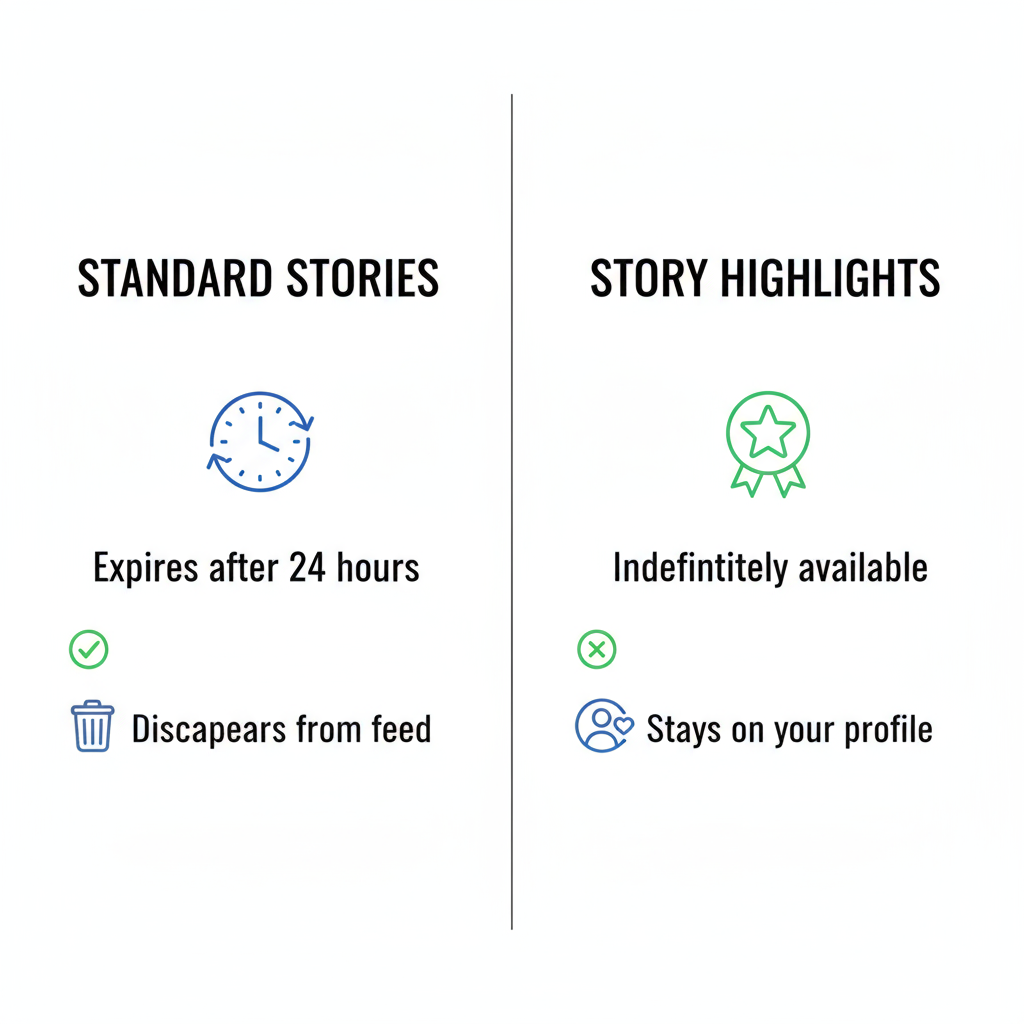 Story Highlights — how long are instagram stories up