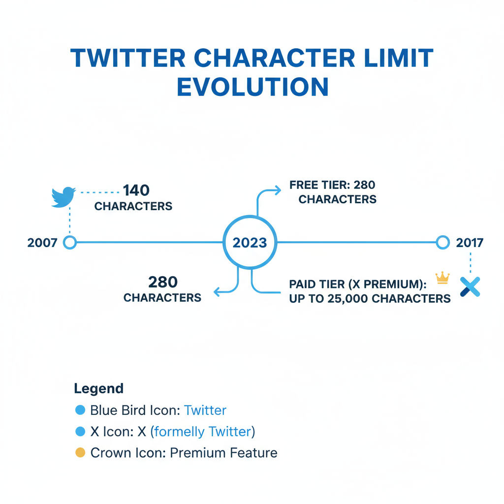 History of Twitter Character Limits — From 140 to 25,000 — how long can a twitter post be
