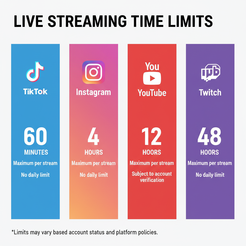 Official TikTok Live Time Limits Explained — how long can you go live on tiktok