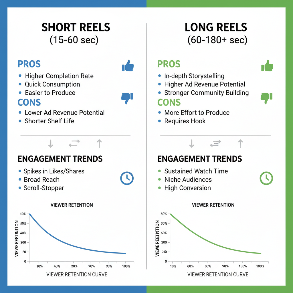 Optimal Length for Engagement — how long can you make a reel