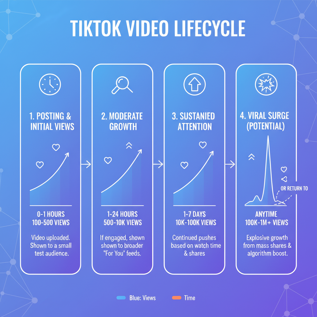 TikTok View Timeline: How Long Does It Take to Get Views? — how long does it take to get views on tiktok