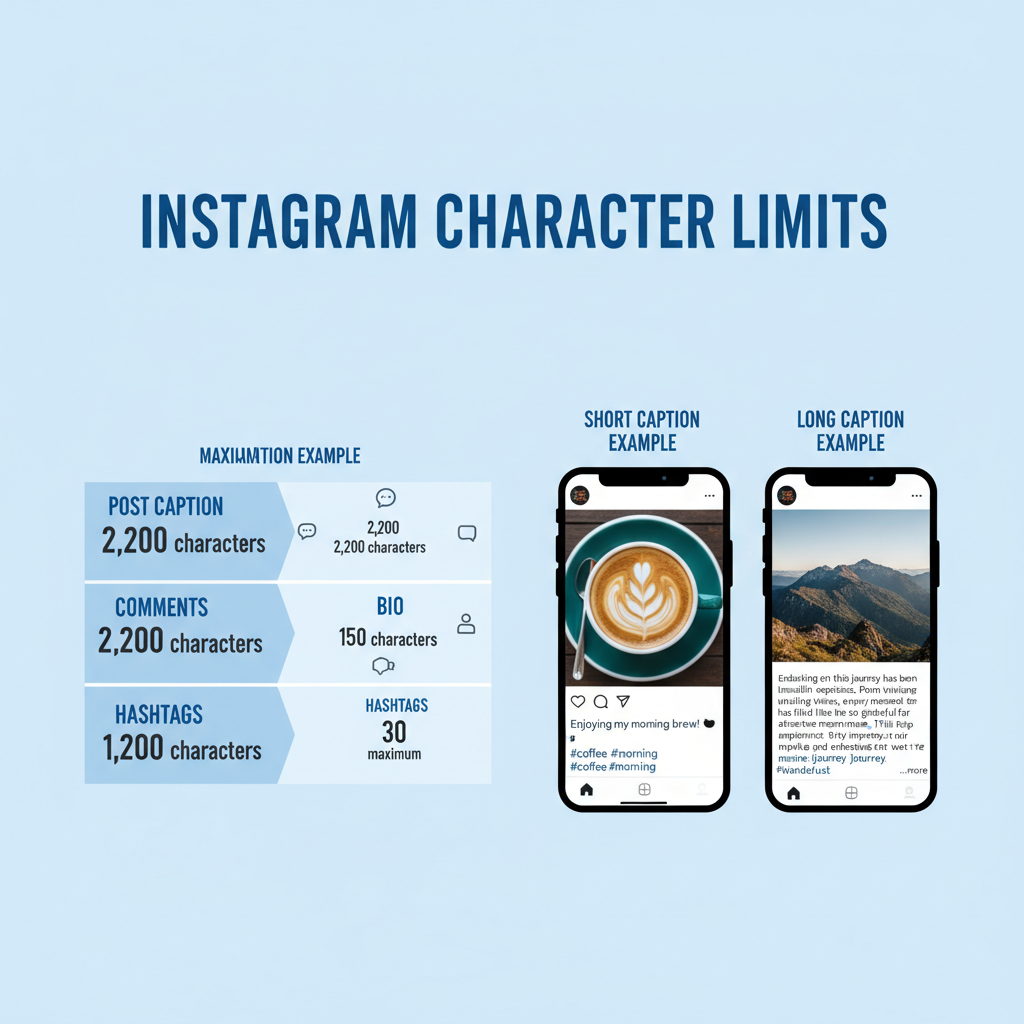 Examples: Short vs. Long Captions and Engagement — how many characters can an instagram post be
