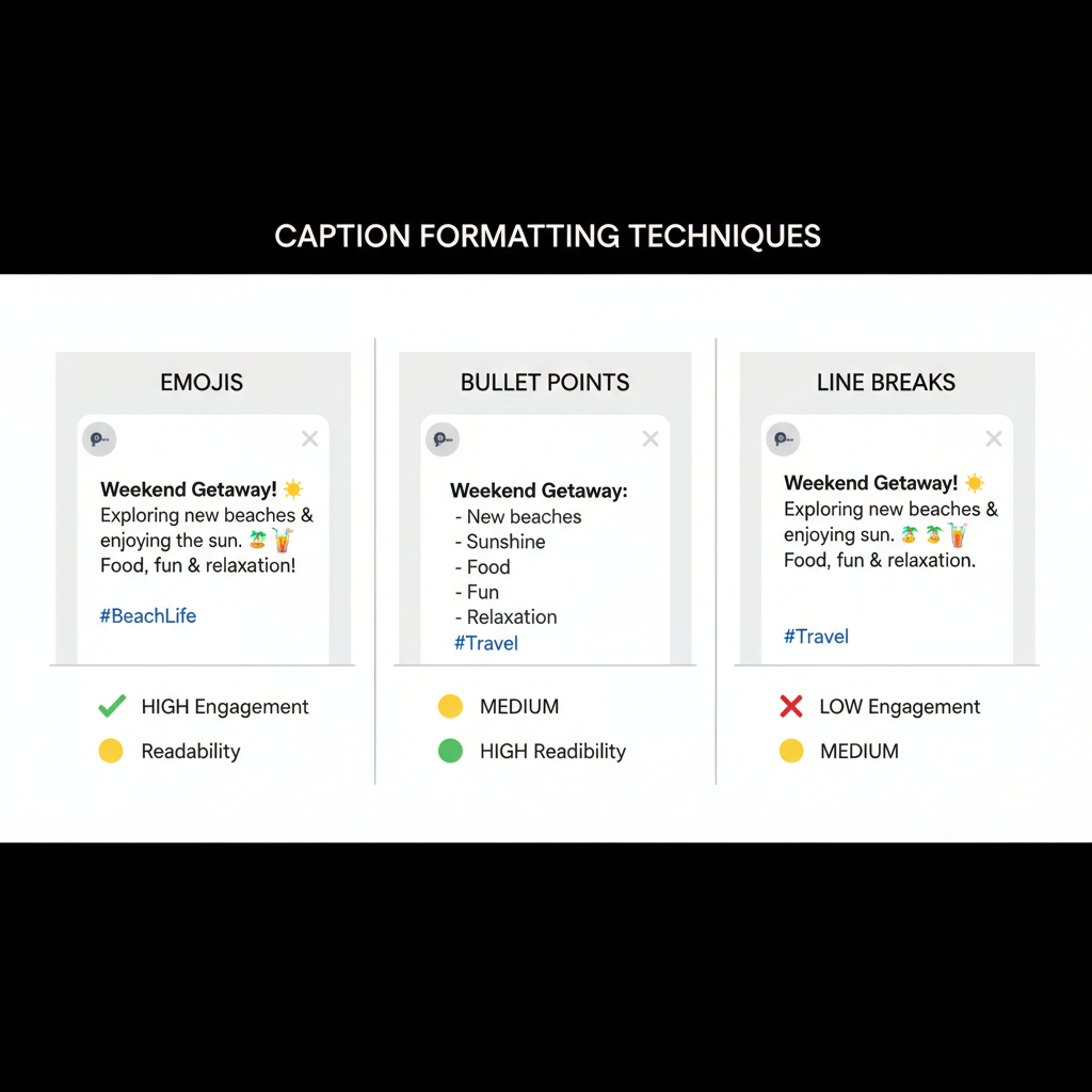 Line Breaks and Readability — how many characters in an instagram post