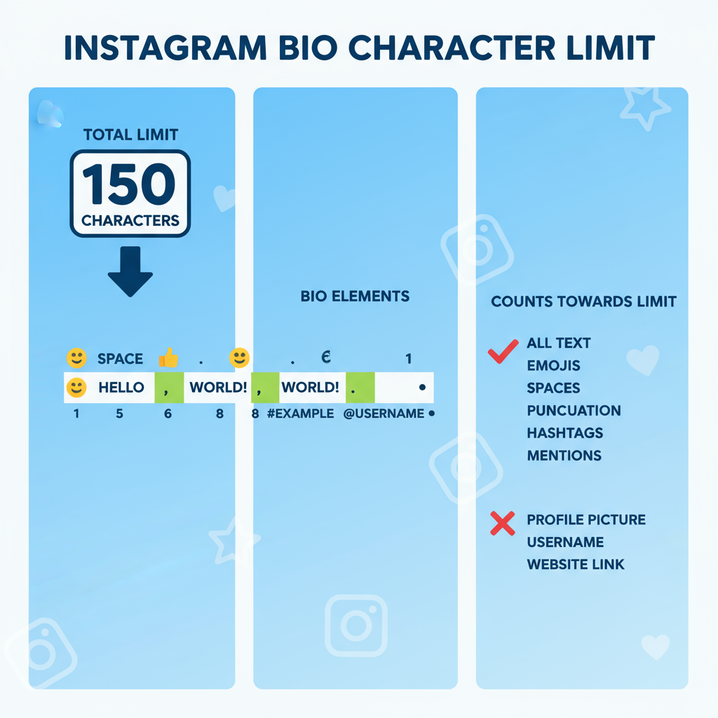 Popular Instagram Bio Styles — how many characters in instagram bio