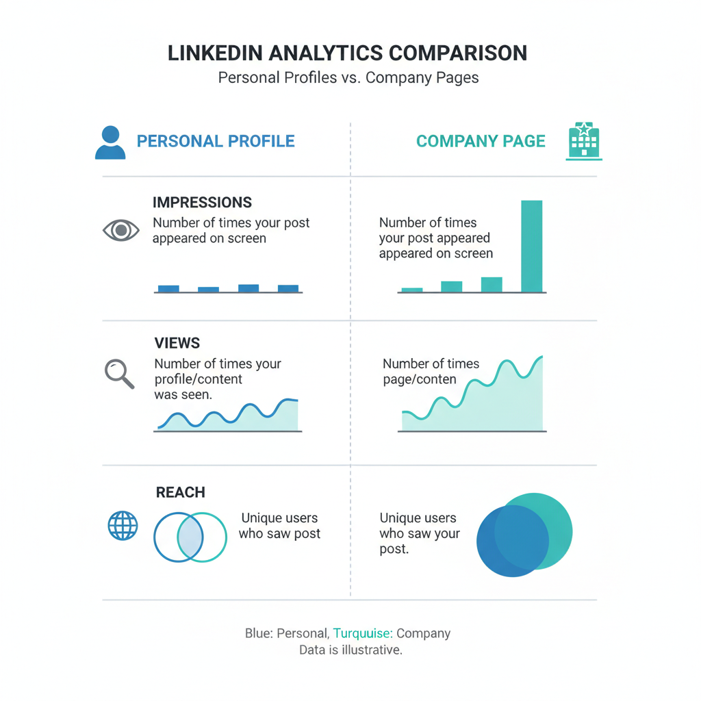 Tracking Impressions in LinkedIn Analytics — how many impressions is good on linkedin