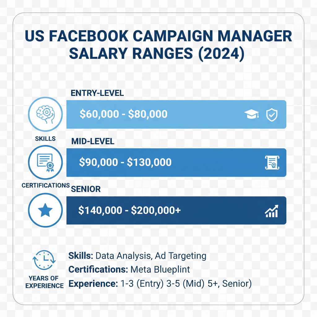Salary Differences by Location — how much do facebook campaign managers make