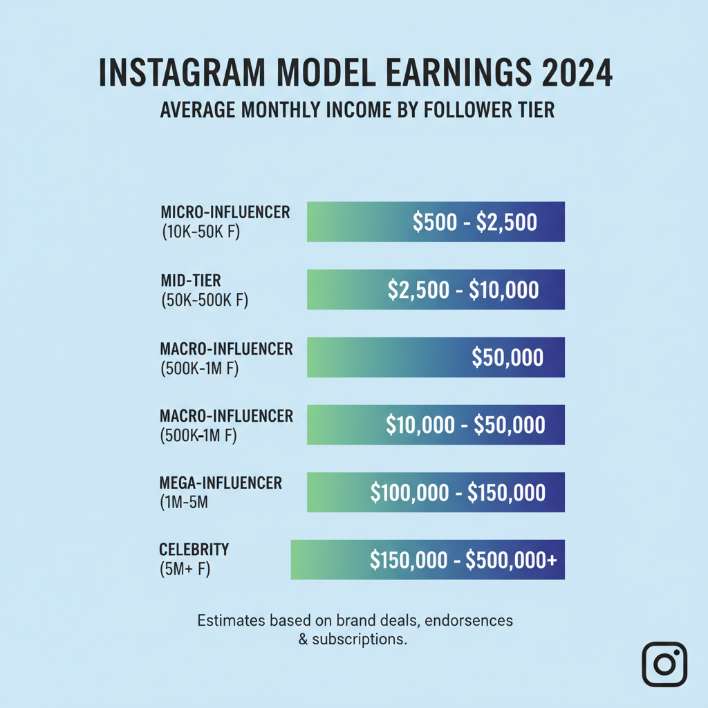 Diverse Income Streams for Instagram Models — how much does an instagram model make