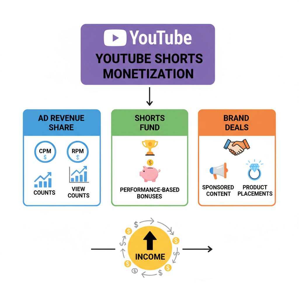 Alternative Monetization Sources — how much money for 1000 views on youtube shorts