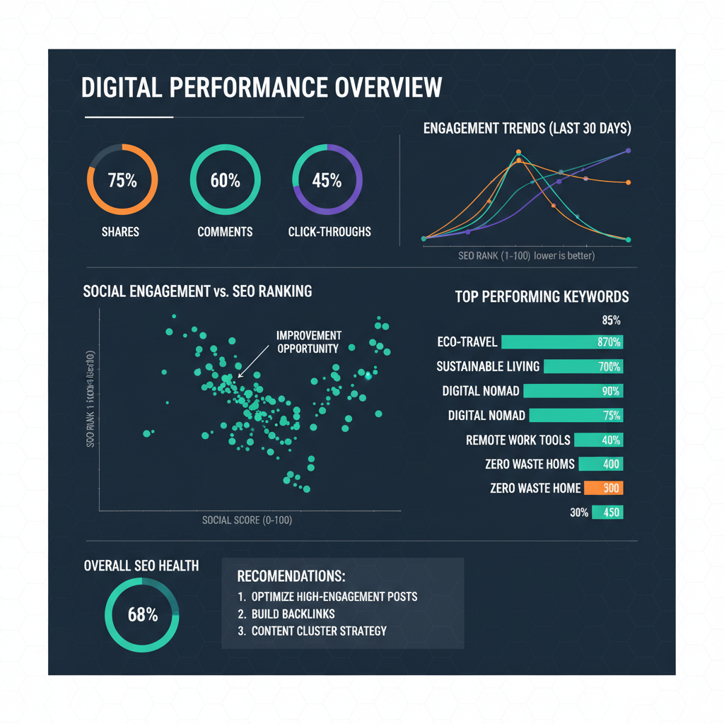 Indirect Impact Flow — how seo and social media work together