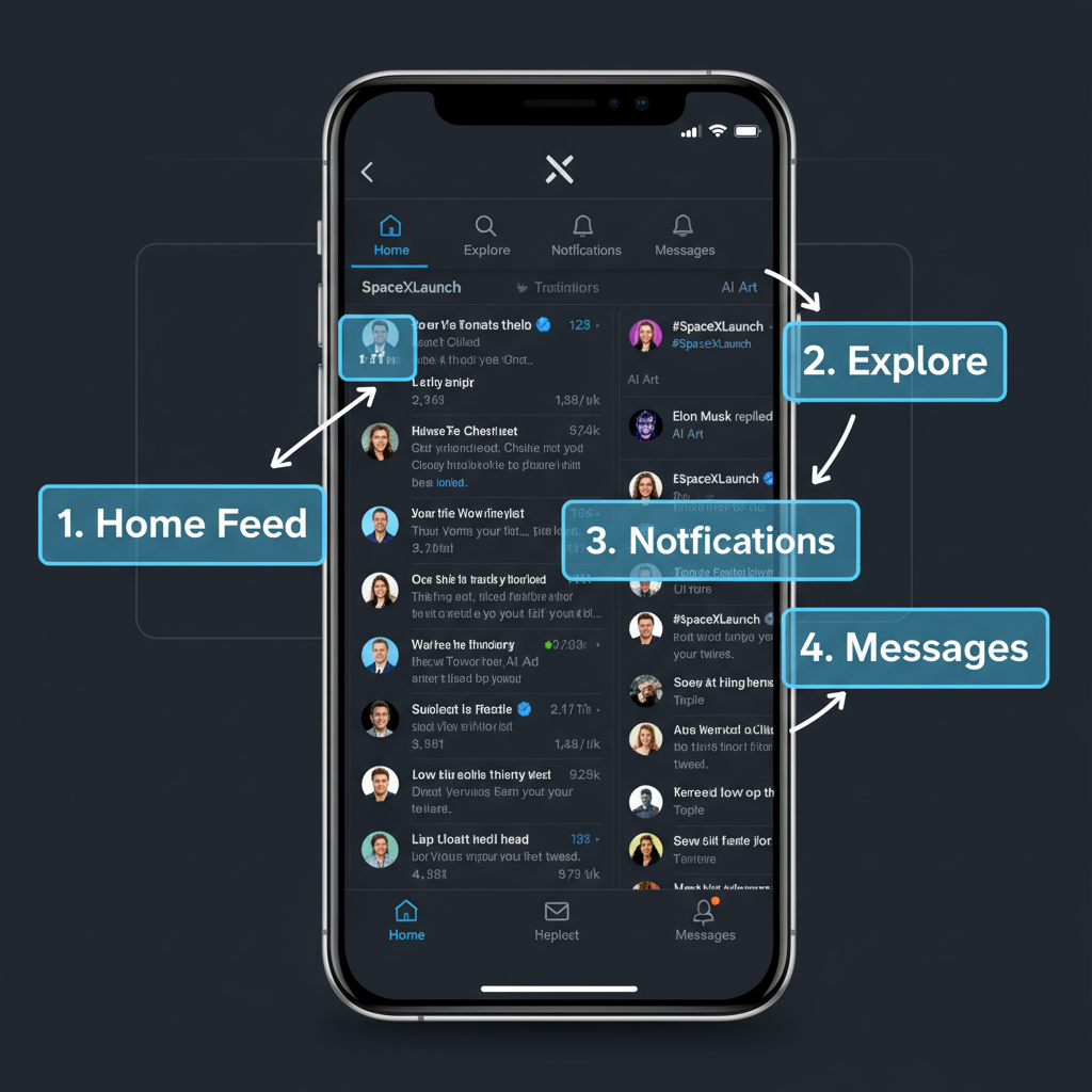 Messages — how the twitter works