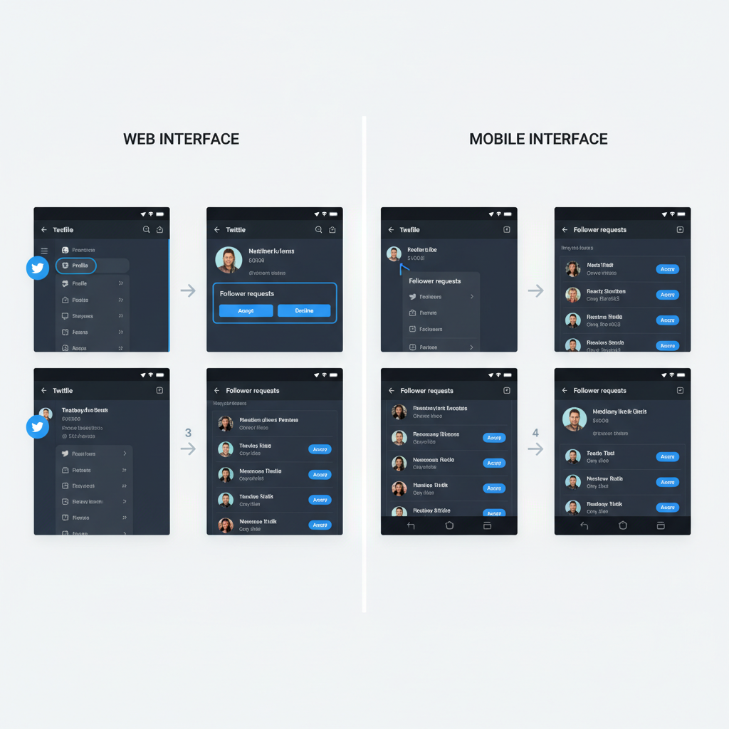 How Protected Accounts Handle Follow Requests — how to accept twitter followers