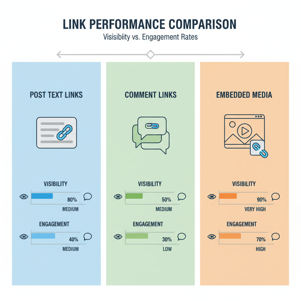 Understanding LinkedIn Post Types and Link Visibility — how to add a link in a linkedin post