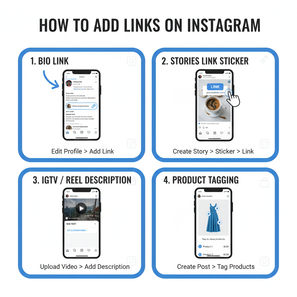 Leveraging Instagram Stories with Link Stickers — how to add a link on ig post