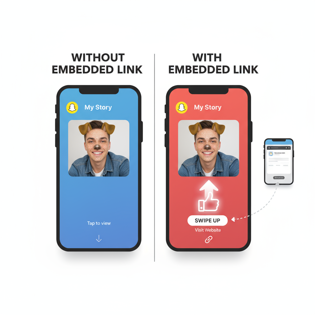How to Create and Link a Story Snap — how to add a link on snapchat story