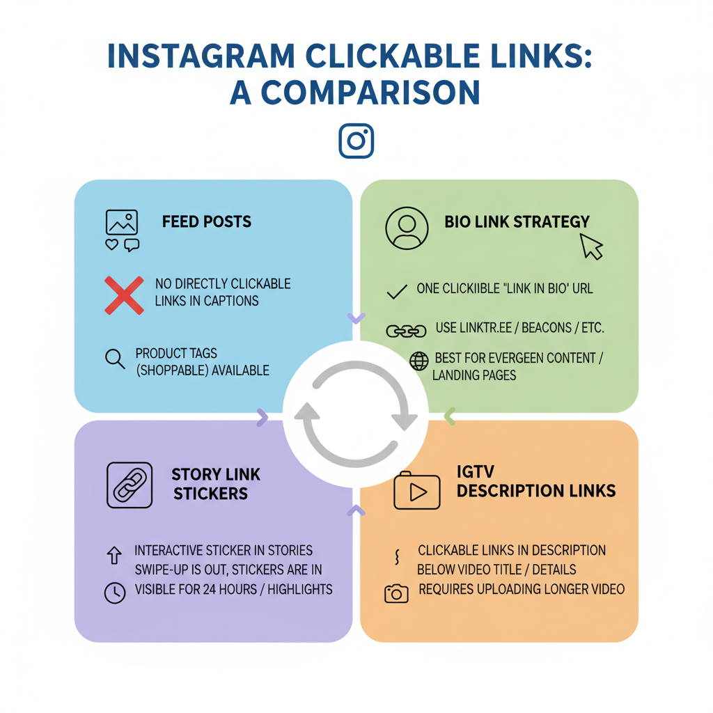Optimize Your Bio Link Landing Page — how to add clickable link to instagram post