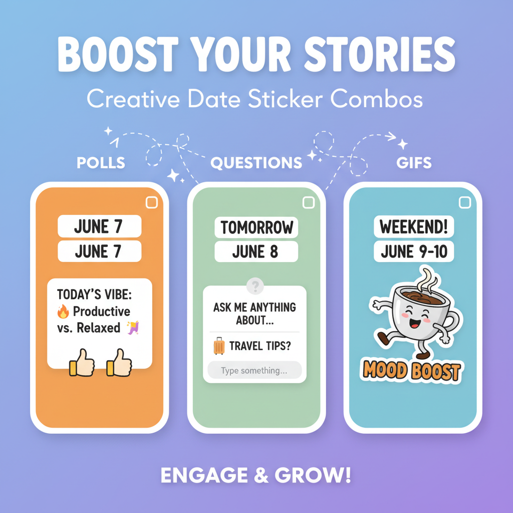 Steps: — how to add date to instagram story