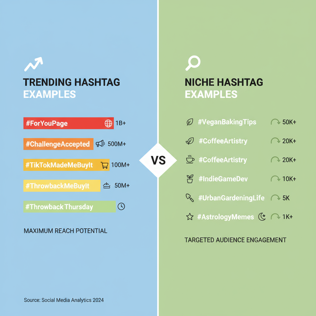Creating a Balanced Hashtag Mix — how to add hashtags on tiktok