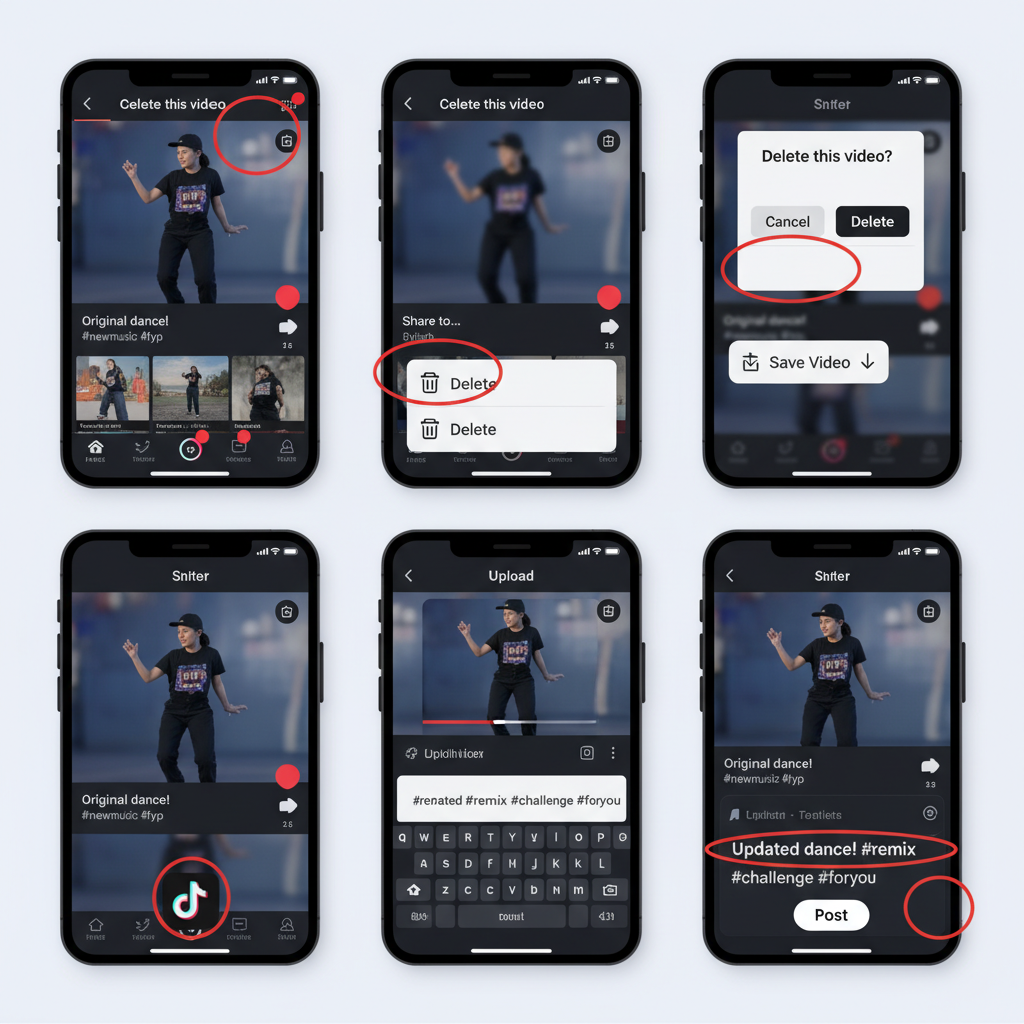 Using TikTok’s “Save Video” Feature — how to add hashtags to tiktok videos after posting