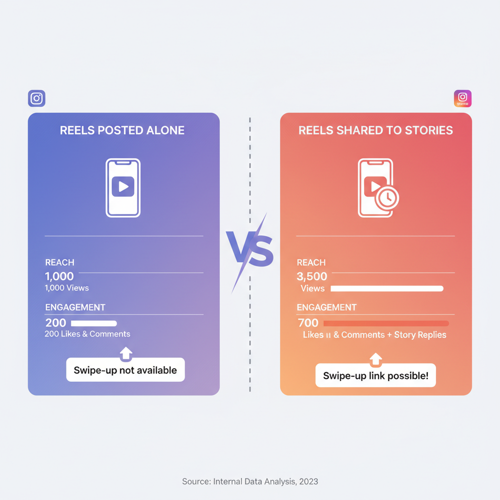 Step 3: Locate the Share Icon — how to add instagram reels to your story