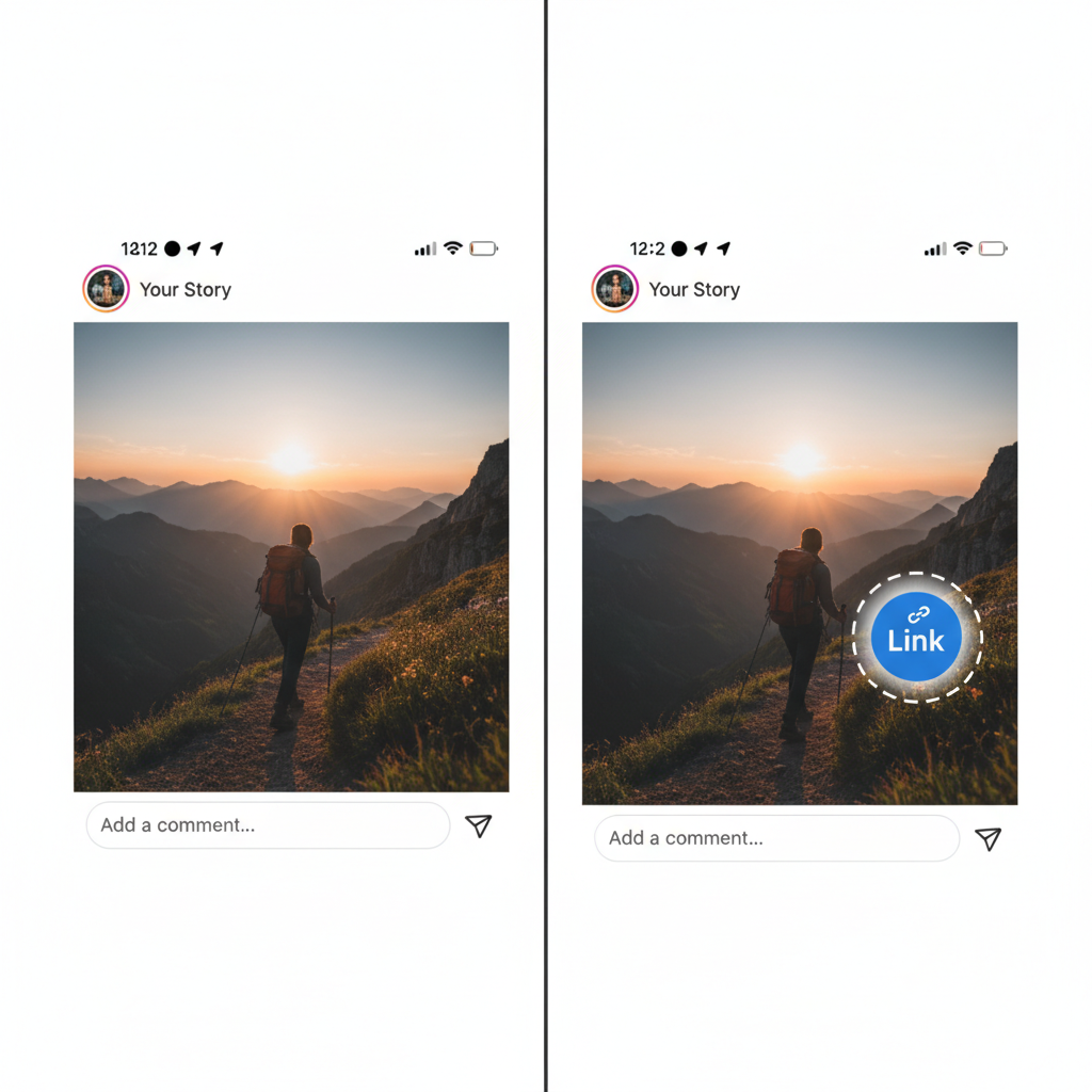Update Instagram App to the Latest Version — how to add link into instagram story