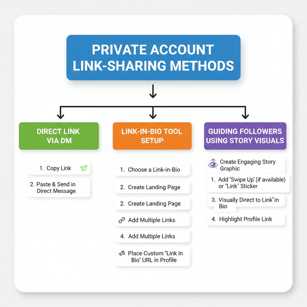 Switching from Private to Public Temporarily to Test Link Functionality — how to add link to instagram story private account