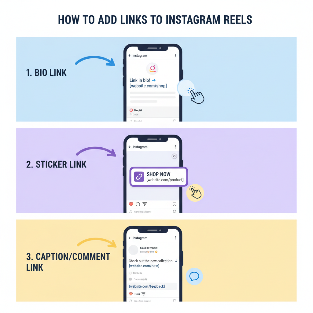 Adding Links to Instagram Reels to Increase Traffic — how to add links to instagram reels