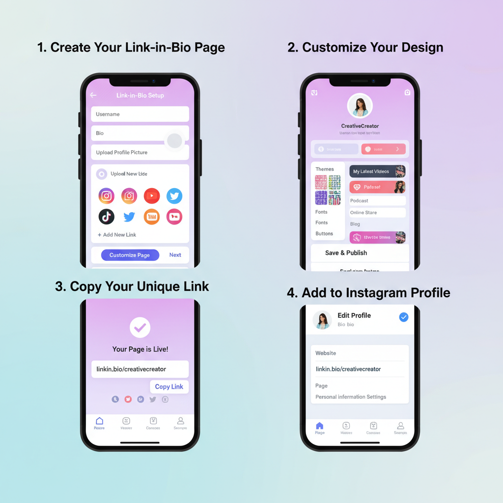 Setting Up a Link-in-Bio Tool — how to add links to instagram reels
