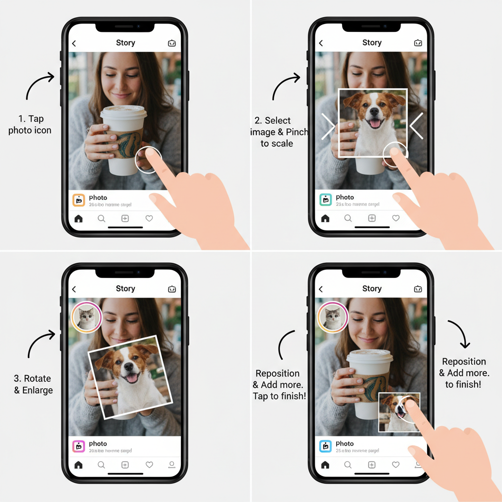 Step-by-Step Instructions — how to add more than one picture on instagram story